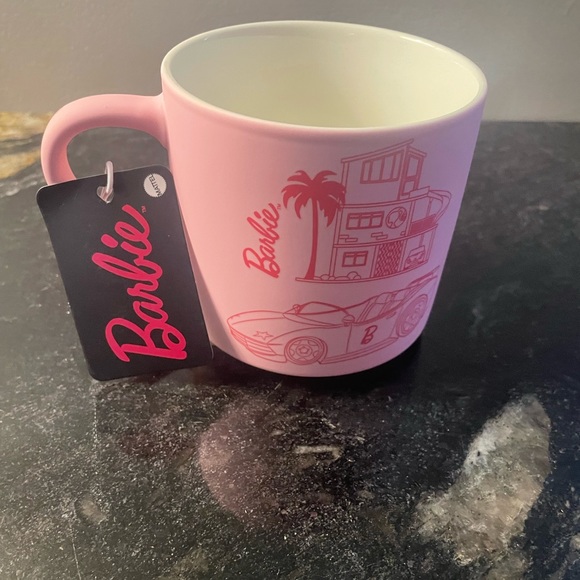 Barbie Mug Matte Pink - Picture 1 of 3
